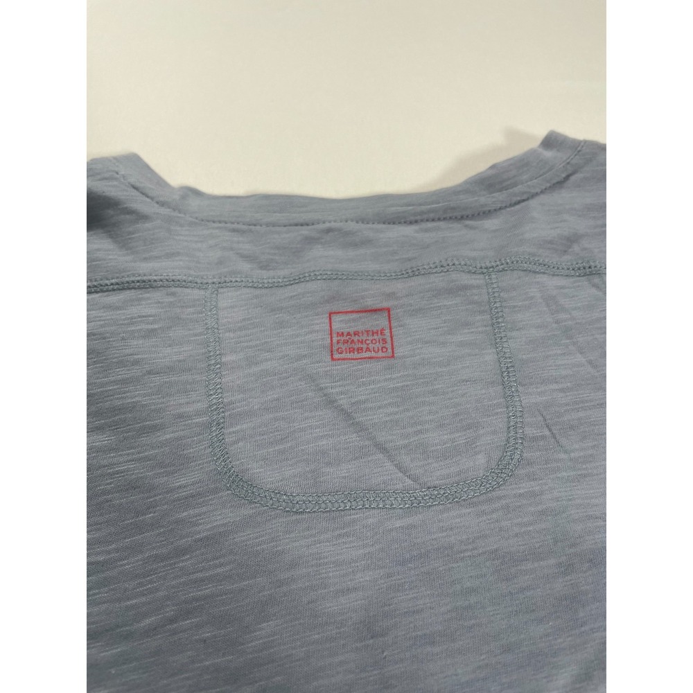 Marithe Francois Girbaud Makers of Tough Denim V-Neck T-Shirt Gray Henley Sz 3XL - Picture 9 of 11